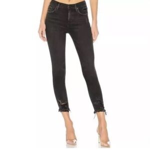 AGOLDE Sophie High Rise Skinny Crop in Temple | 25